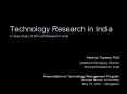 Technology Research in India PowerPoint PPT Presentation