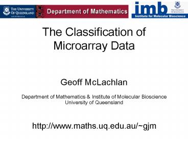 Geoff McLachlan