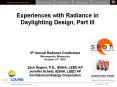 Experiences with Radiance in Daylighting Design, Part III PowerPoint PPT Presentation