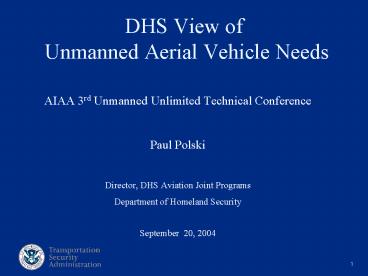 AIAA 3rd Unmanned Unlimited Technical Conference