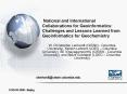 National and International Collaborations for Geoinformatics: Challenges and Lessons Learned from Geoinformatics for Geochemistry PowerPoint PPT Presentation