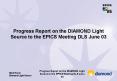 Overview of DIAMOND to European EPICS Meeting 99 PowerPoint PPT Presentation