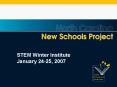 STEM Winter Institute PowerPoint PPT Presentation