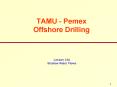 TAMU Pemex Offshore Drilling PowerPoint PPT Presentation