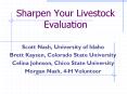 Sharpen Your Livestock Evaluation PowerPoint PPT Presentation