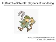 In Search of Objects: 50 years of wondering