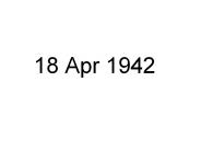 18 Apr 1942