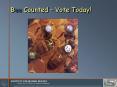 Bee Counted Vote Today PowerPoint PPT Presentation