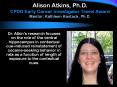 Alison Atkins, Ph.D. CPDD Early Career Investigator Travel Award Mentor: Kathleen Kantack, Ph.D. PowerPoint PPT Presentation
