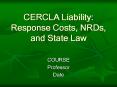 CERCLA Liability: Response Costs, NRDs, and State Law PowerPoint PPT Presentation
