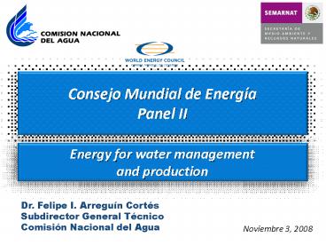 Consejo Mundial de Energa Panel II