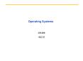Operating Systems PowerPoint PPT Presentation