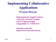 Implementing Collaborative Applications