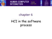 HCI in the software process