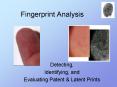 Fingerprint Analysis PowerPoint PPT Presentation