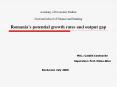 Academy of Economic Studies Doctoral School of Finance and Banking  Romania PowerPoint PPT Presentation