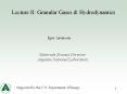 Lecture II: Granular Gases PowerPoint PPT Presentation
