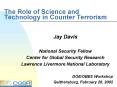The Role of Science and Technology in Counter Terrorism PowerPoint PPT Presentation