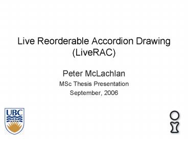 Live Reorderable Accordion Drawing LiveRAC