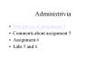 Administrivia PowerPoint PPT Presentation