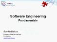 Software Engineering Fundamentals PowerPoint PPT Presentation