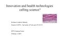 Innovation and health technologies: celling science? PowerPoint PPT Presentation