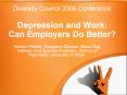 Depression and Work: Can Employers Do Better PowerPoint PPT Presentation