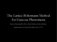 The Lattice-Boltzmann Method for Gaseous Phenomena