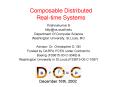 Composable Distributed Realtime Systems PowerPoint PPT Presentation