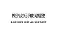 PREPARING FOR WINTER PowerPoint PPT Presentation