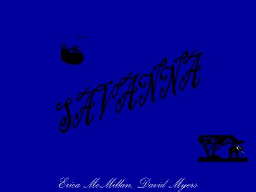 Erica McMillan, David Myers