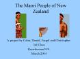 The Maori People of New Zealand PowerPoint PPT Presentation
