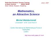 Mathematics, an Attractive Science