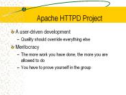 Apache HTTPD Project
