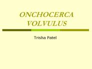 ONCHOCERCA VOLVULUS