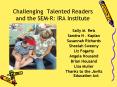 Challenging Talented Readers and the SEMR: IRA Institute PowerPoint PPT Presentation