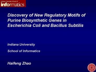 Seminar Presentation