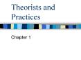 Theorists and Practices PowerPoint PPT Presentation