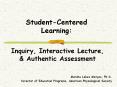 Student-Centered Learning: PowerPoint PPT Presentation