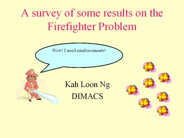 A survey of some results on the Firefighter Problem