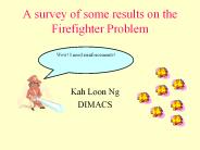 A survey of some results on the Firefighter Problem