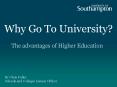 Why Go To University PowerPoint PPT Presentation