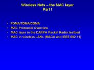 Wireless Nets 