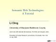 Semantic Web Technologies: A Tutorial PowerPoint PPT Presentation