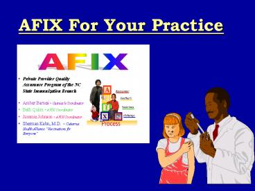 AFIX For Your Practice