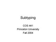 Subtyping