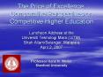 The Price of Excellence: Comparative Perspectives on Competitive Higher Education PowerPoint PPT Presentation