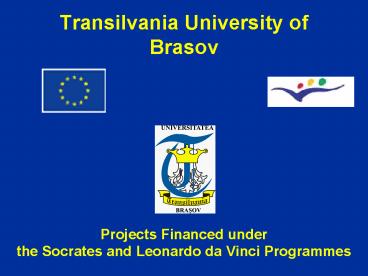 Transilvania University of Brasov