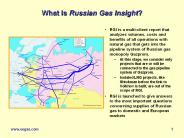 What Is Russian Gas Insight?