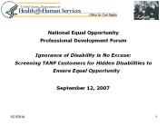 National Equal Opportunity